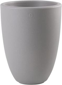 Blumentopf LED Shining Curvy Pot (grey M E27)