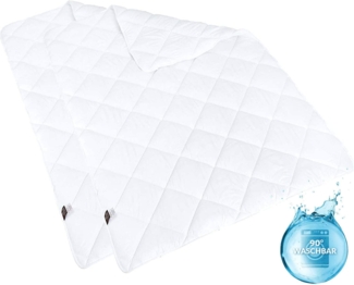 SEI Design Microfaserbettdecke Bettdecke Mikrofaserdecke Steppdecke Schlafdecke, Füllung: 100% Air Dream Faserbällchen, Bezug: 100% Mikrofaser, Standartgrößen 135x200, 155x200, 220x200