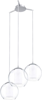 Eglo 92762 Hängeleuchte BOLSANO chrom, E27 max. 3X40W H:110cm Ø50,5cm