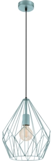 Eglo 49259 Hängeleuchte CARLTON Stahl mint E27 1X40W H:110cm Ø31cm dimmbar