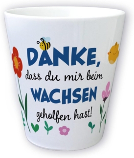 speecheese Blumentopf Danke dass du mir beim Wachsen geholfen hast Blumentopf aus Keramik