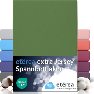 etérea Extra Jersey Spannbettlaken Kaktus 140x200 - 160x220 cm