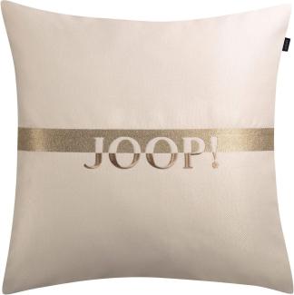 JOOP! Zierkissenhülle Label sand 50x50cm