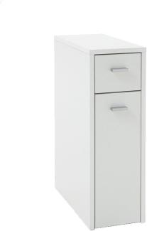 FMD Möbel - DENIA 1 - Bad-Beistellschrank - melaminharzbeschichtete Spanplatte - weiß - 20 x 61 x 45cm