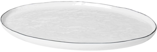 Broste Copenhagen SALT Platte oval 26,5Â xÂ 38,5Â cm