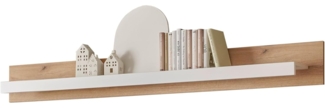 Wandboard Rivian in weiß matt und Eiche 198 cm