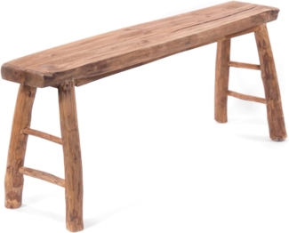 Sitzbank Malu 120 Teak Massivholz naturfarben