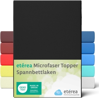 etérea Himmlische Qualität Spannbettlaken etérea Microfaser Topper Spannbettlaken, Microfaser, Gummizug: rundum, (1 Stück)