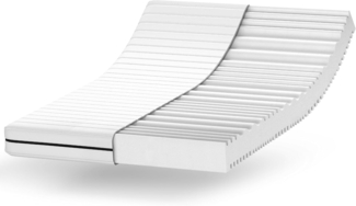 Mister Sandman Matratze 90x190 cm, Höhe 18 cm Kaltschaummatratze Orthopädische 7-Zonen Rollmatratze mit Oeko-TEX Zertifiziertem Waschbarem Matratzenbezug (H2/H3)