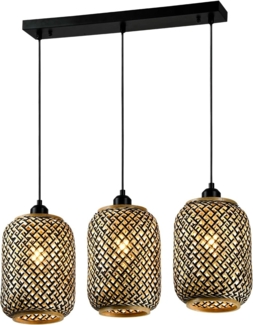 LQWELL Pendelleuchte Pendellampe Hängelampe Laternen E27 Vertigo Lampe, ohne Leuchtmittel, Retro Hängeleuchte Pendelleuchte, Kronleuchter Höhenverstellbare, für Wohnzimmer Schlafzimmer Esszimmer Cafés Studio Bar Gang