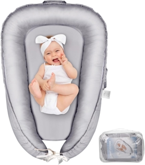 Baby Nestchen Babynest Neugeborene Vielseitiges Baby Nest Tragbar für Babys und Säuglinge,Nestchen,Reise nestchen