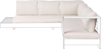 Outdoor Kissenbezug Set MARETTIMO Cremeweiß