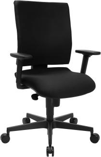 Topstar Drehstuhl Syncro CLEAN mit antibakteriellem Stoffbezug schwarz inkl. höhenverstellbare Armlehnen