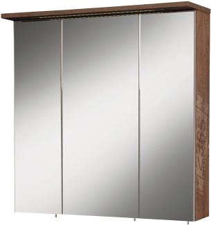 Schildmeyer Spiegelschrank Milan 125919, Panamaeiche Dekor, 70,5 x 16 x 72,3 cm