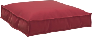 vidaXL Kissen Weinrot 70 x 70 x 12 cm Oxford-Stoff 42001504