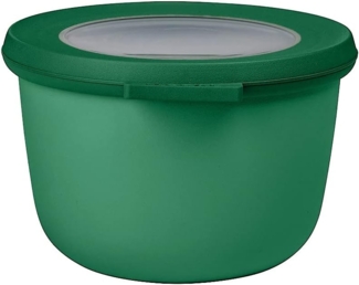 Mepal - Multi Bowl Cirqula Round - Vorratsdose mit Deckel - Geeignet als Luftdichte Aufbewahrungsbox für den Kühlschrank, Mikrowellengeschirr & als Frischhaltedosen - 500 ml - Vivid green