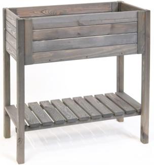 Westmann Holz Hochbeet Lisa | Grau | 79x39x79 cm