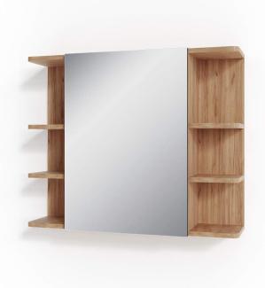 VICCO Spiegelschrank FYNN 80 x 64 Eiche Anthrazit Spiegel Badspiegel Wandspiegel