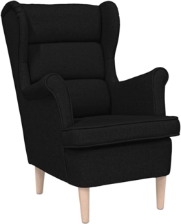 vidaXL Sessel Schwarz 74x84x100 cm Stoff 4016897