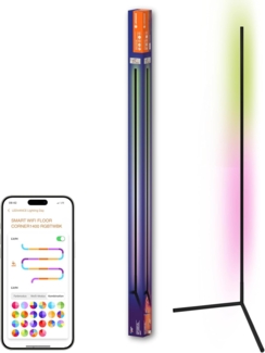 LEDVANCE SMART WIFI FLOOR CORNER WITH REMOTE CONTROL Black 1400mm RGB + TW