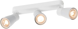 SLV PURI 2.0 Dome, Wand- und Deckenaufbauleuchte, long, 3 x max. 6W GU10, weiß - Wand- und Deckenleuchten