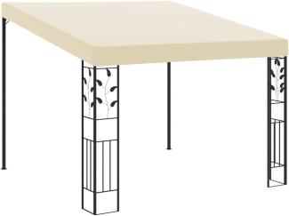 vidaXL Wand-Pavillon 3x3x2,5 m Cremeweiß 47997