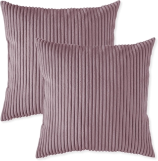 sleepling Sofakissen Zierkissen, (2 St, 2er Set), gemütliches Dekokissen aus robustem Polsterstoff, in Cord-Optik