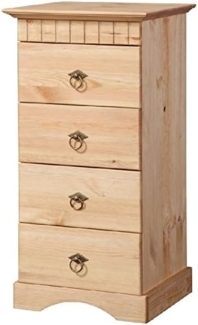 Clever-Moebel Badkommode Schubladenkommode Kiefernholz im Landhausstil