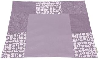 ULLENBOOM ® Wickelauflagenbezug 75x85 cm, Flieder (Made in EU) - abnehmbarer Bezug für Wickelauflage 85x75, Baby Überzug für Wickelunterlage aus Baumwolle, Wickelbezug für Wickeltisch