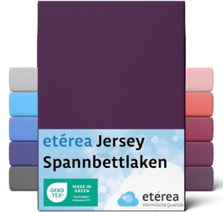 etérea Himmlische Qualität Spannbettlaken etérea Comfort Jersey Spannbettlaken, Jersey, Gummizug: rundum, (1 Stück)