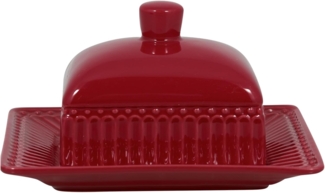Greengate Butterdose Alice claret red small
