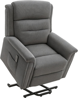 HOMCOM Relaxsessel Elektrischer Aufstehsessel mit 2 Motoren Fernsehsessel (Seniorensessel, 2-St, Sesse), Liegefläche 178cm