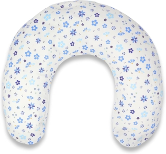pic Bear Nackenkissen 100x21 cm, ergonomisch - anschmiegsam, Flower blue : Flower blue