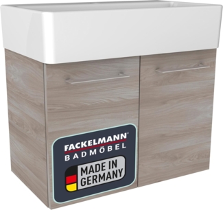 Fackelmann LIMA Waschtischunterschrank 59 cm, Braun