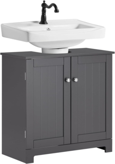 SoBuy Waschbeckenunterschrank BZR18 Badschrank Waschtisch Unterschrank Badmöbel