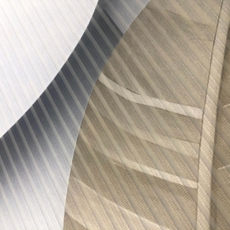 HOME in green Schiebegardine LISON (4 St), Paneelwagen, halbtransparent, SET DIGITALDRUCK,BAMBUSOPTIK RECYCELT