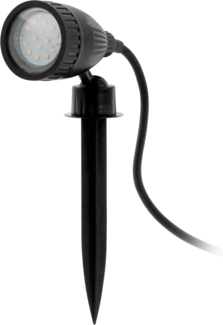 Eglo 93384 Aussen-LED Strahler NEMA 1 schwarz, GU10 max. 1X3W