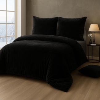 Malika Bettwäsche 155x220 + 80x80 cm Cashmere Touch Bettwäsche, atmungsaktiv, Mikrofaser, 2 teilig, Für Allergiker geeignet, pflegeleicht, angenehm weicher Stoff