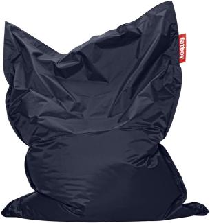 Fatboy® Original Blau Nylon-Sitzsack | Klassischer Indoor Beanbag, Sitzkissen | 180 x 140 cm