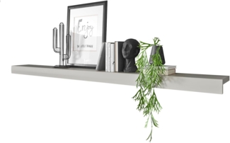 Wandboard Griego in grau matt 200 cm