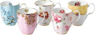 Royal Doulton ''4. 953 5. 054,6 cm Becher, Mehrfarbig, 0,4 Liter 14. 1fl oz, Set von 5