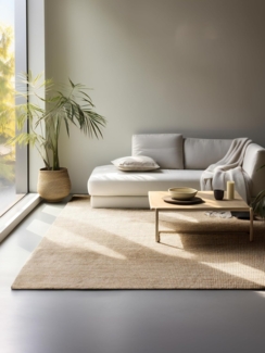 HANSE Home Teppich Jaipur Juteteppich, Läufer und Rund, rechteckig, Höhe: 10 mm, Naturfaser, Nachhaltig, Wohnzimmer, Esszimmer, Schlafzimmer, Boho, GRS