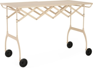Kartell Battista, Servierwagen, Sahne