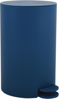 MSV Kosmetikeimer "Osaki" Mülleimer Treteimer Abfalleimer - 3 Liter – mit herausnehmbaren Inneneimer - Blau