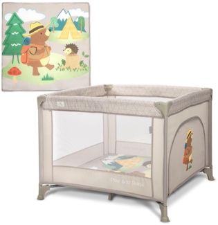 Lorelli Reiselaufstall Play`n Relax Matratze, Tragetasche, seitliche Öffnung beige