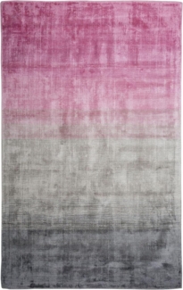 Teppich grau-rosa 140x200 cm Kurzflor ERCIS