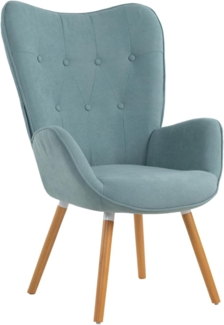MEUBLE COSY Lehnstühle Vintager Retro Sessel Polstersessel Stoff Lounge Sessel Clubsessel Fernsehsessel