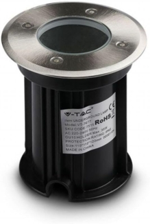 V-TAC Bodeneinbaustrahler VT-7677, IP65, GU10, rund, VT-1515