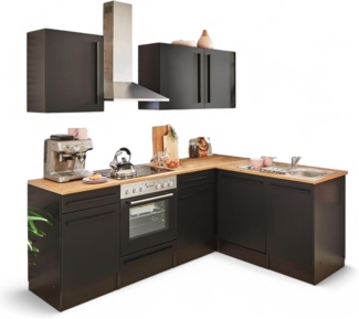 BASIC by Balculina Winkelküche Jazz, Stellbreite 220x175 cm, wahlweise mit E-Geräten