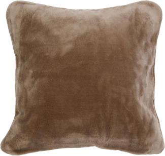 Gözze - Premium Cashmere-Feeling Kissenbezüge, 500 g/m², 50 x 50 cm - Taupe